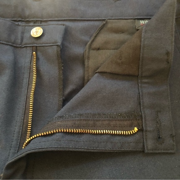 Firefighters/Workrite Benchmark/ NOMEX IIIA uniform pants/USA/ Navy Blue/36x31 - Picture 8 of 14